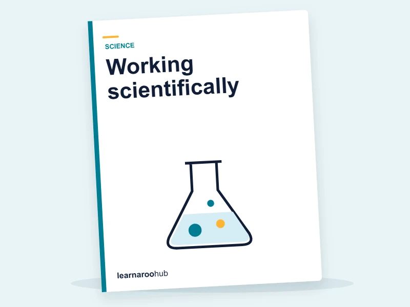 KS1 Science — Module 6: Working scientifically — e-learning module cover