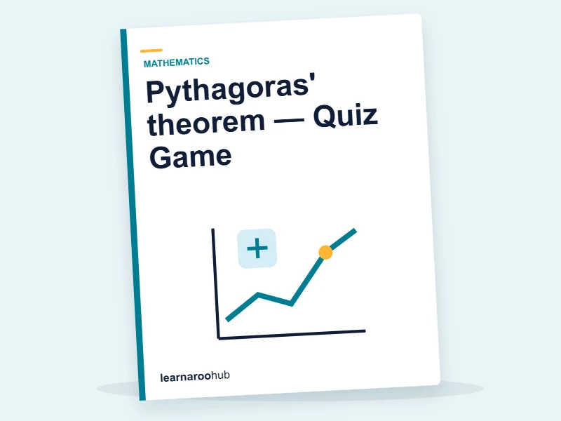 Pythagoras' theorem — Quiz Game — quiz cover