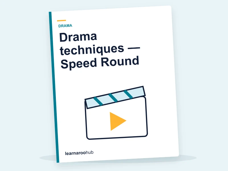 Drama techniques — Speed Round — quiz cover