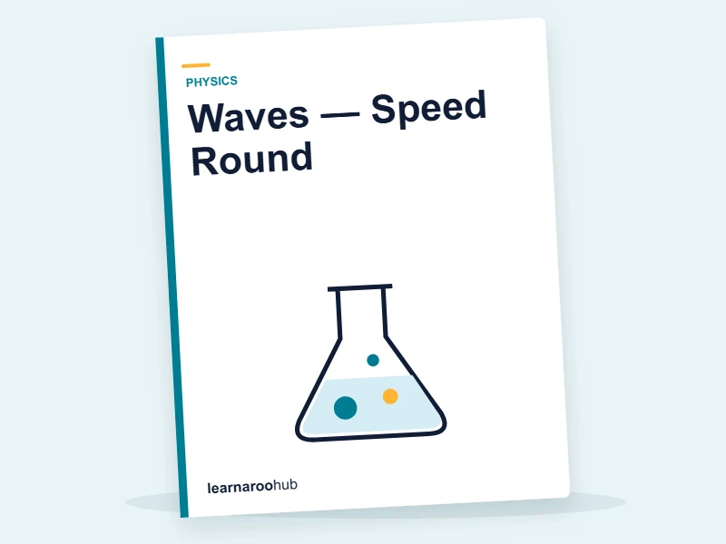 Waves — Speed Round — quiz cover