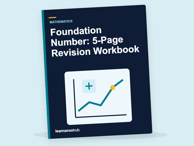 Foundation Number: 5-Page Revision Workbook — activity book cover