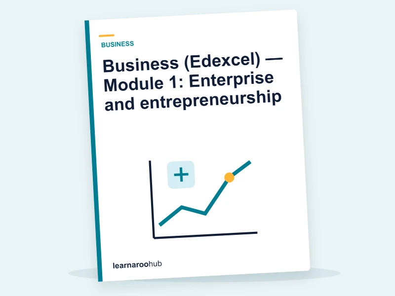 Business (Edexcel) — Module 1: Enterprise and entrepreneurship — e-learning module cover