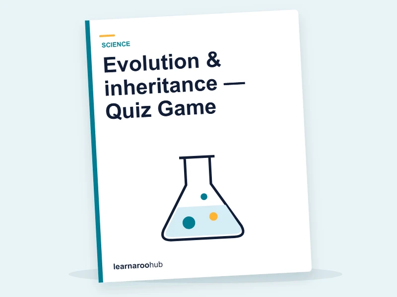 Evolution & inheritance — Quiz Game — quiz cover