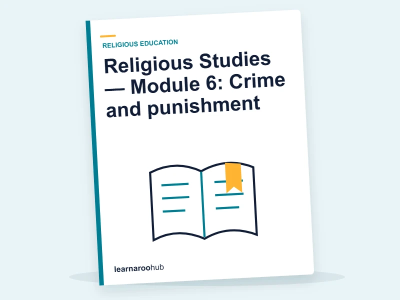 Religious Studies — Module 6: Crime and punishment — e-learning module cover