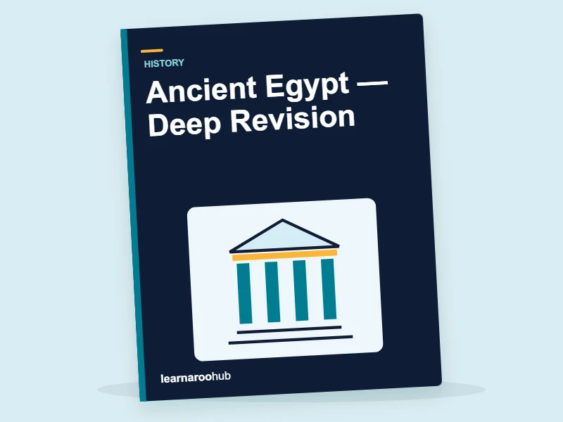 KS2 History: Ancient Egypt — Deep Revision — activity book cover