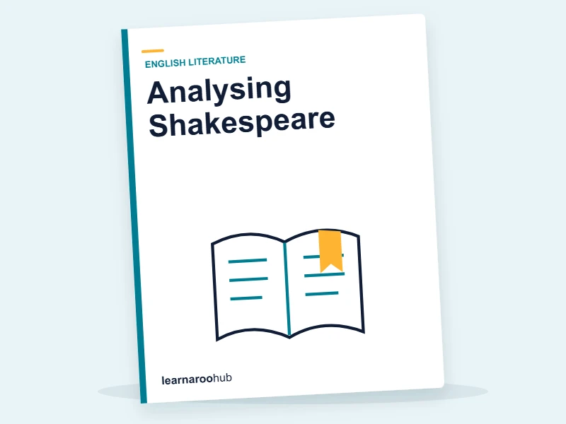 KS3 Shakespeare — Module 6: Analysing Shakespeare — e-learning module cover