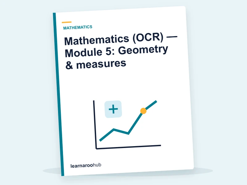 Mathematics (OCR) — Module 5: Geometry & measures — e-learning module cover