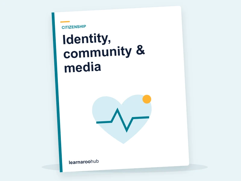 KS3 Citizenship — Module 5: Identity, community & media — e-learning module cover