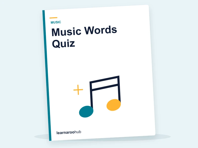 Music Words Quiz — quiz cover