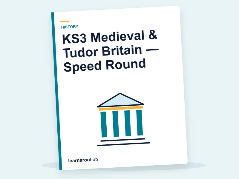 KS3 Medieval & Tudor Britain — Speed Round — quiz cover