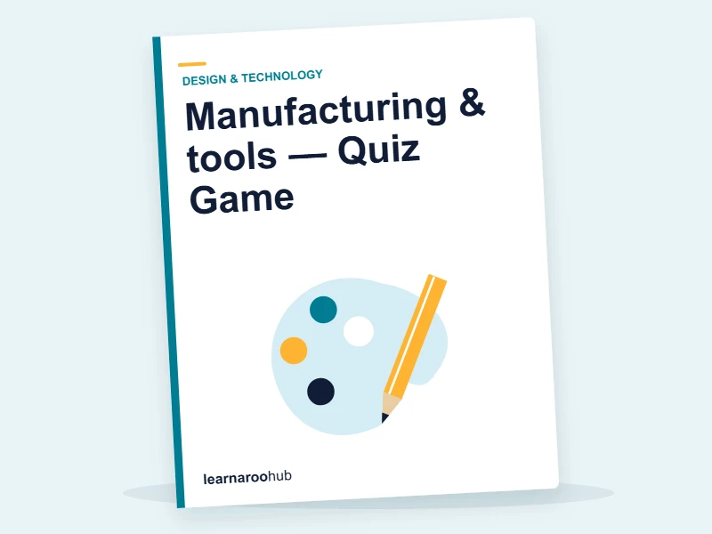 Manufacturing & tools — Quiz Game — quiz cover