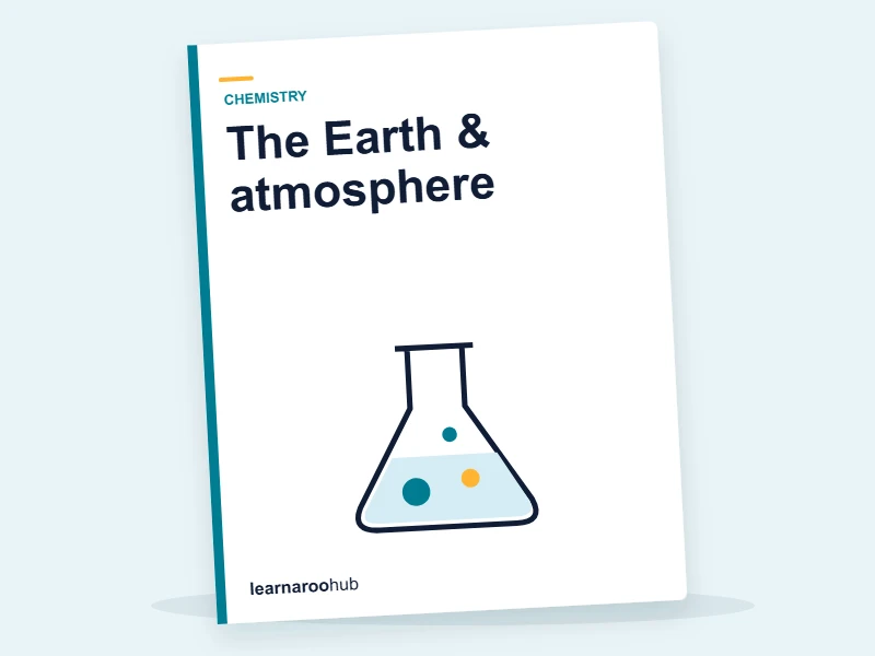 KS3 Chemistry — Module 6: The Earth & atmosphere — e-learning module cover