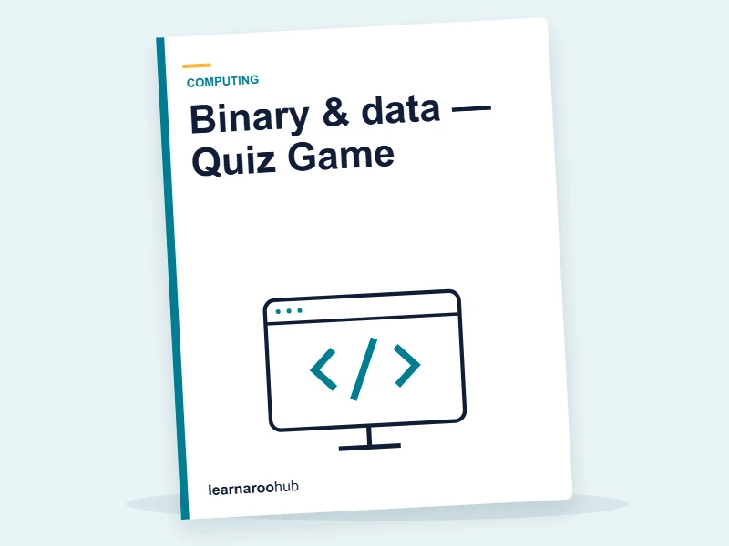 Binary & data — Quiz Game — quiz cover