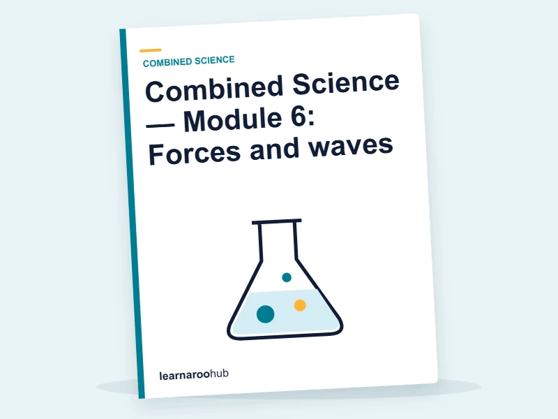 Combined Science — Module 6: Forces and waves — e-learning module cover