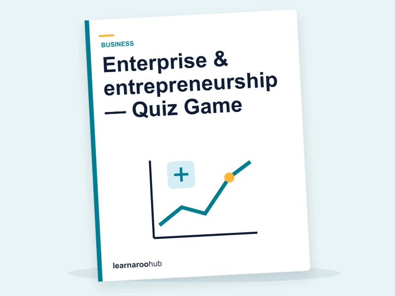 Enterprise & entrepreneurship — Quiz Game — quiz cover