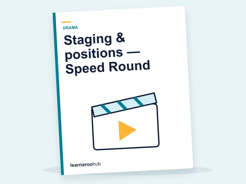 Staging & positions — Speed Round — quiz cover