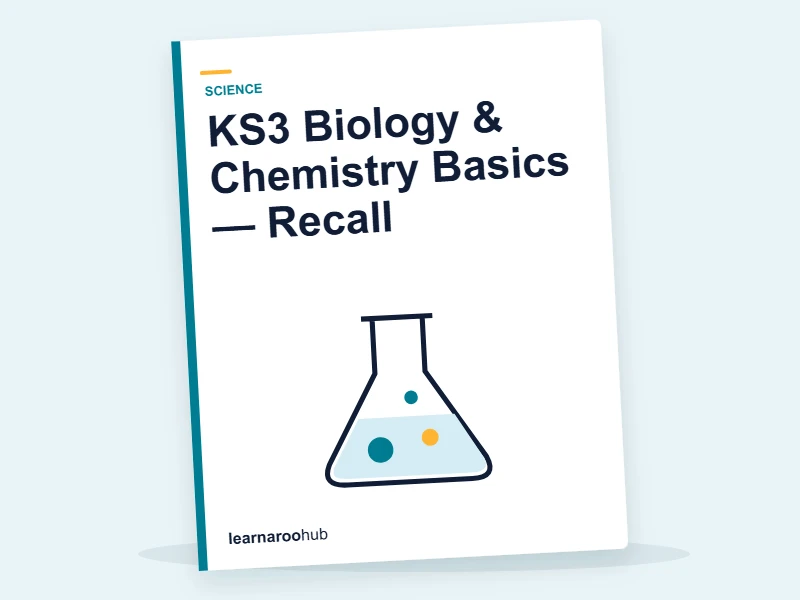 KS3 Biology & Chemistry Basics — Recall — quiz cover