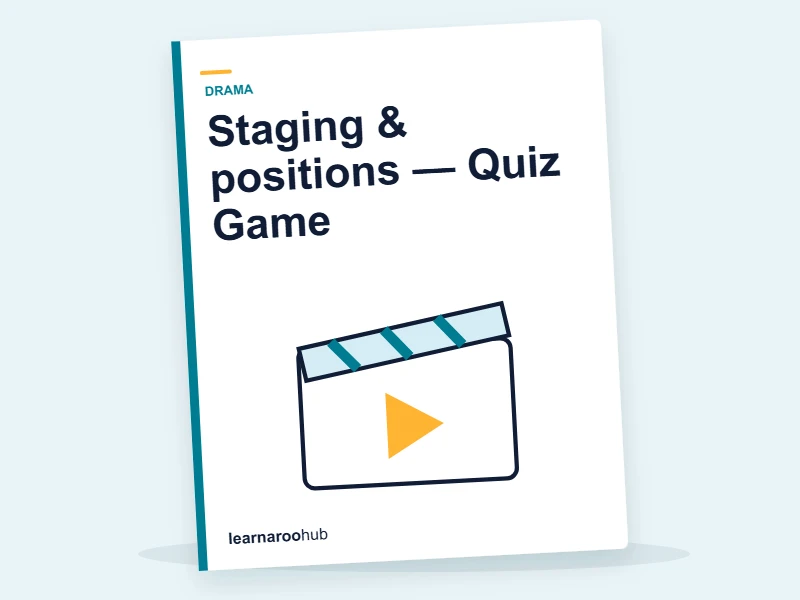 Staging & positions — Quiz Game — quiz cover